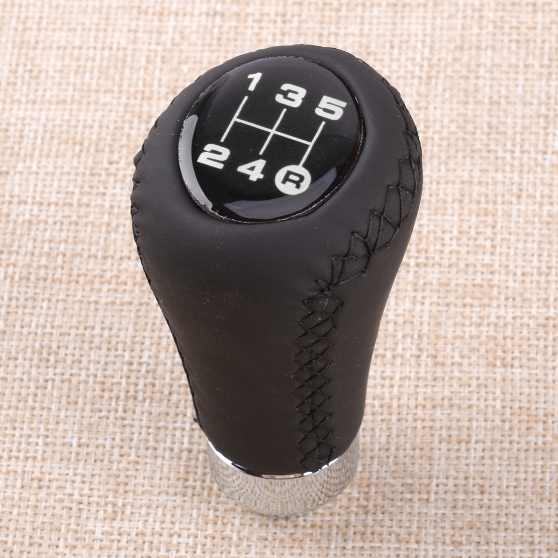 Universal Leather Speed Car Manual Gear Stick Shift Knob Shifter