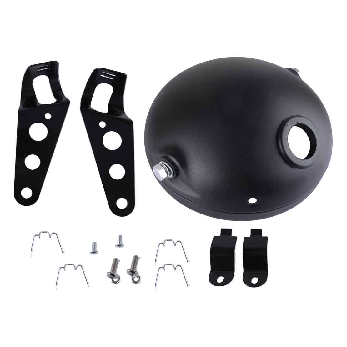 7 Inch Motorcycle Headlight Housing Cover Bucket Shell & Bracket Kit